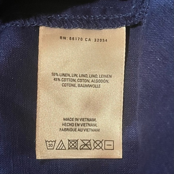 Anthropologie Elevenses Raquel Blue Bubble Jacket Batwing Linen Blend Size M/L - Picture 10 of 13